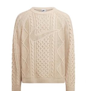 Men’s cable knit sweater